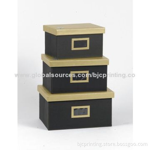 Cufflink box with velvet inner tray case